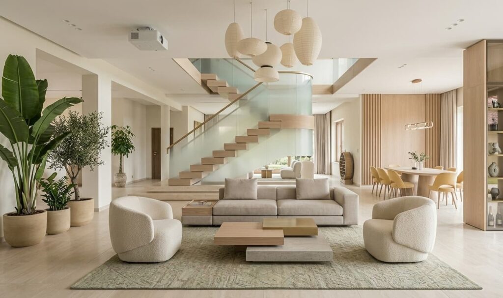 modern villa decor