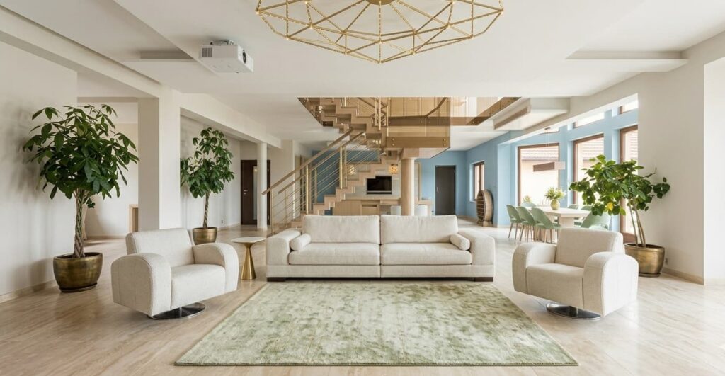 home decor of villa