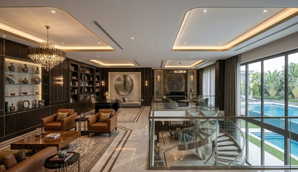 home decor of villa