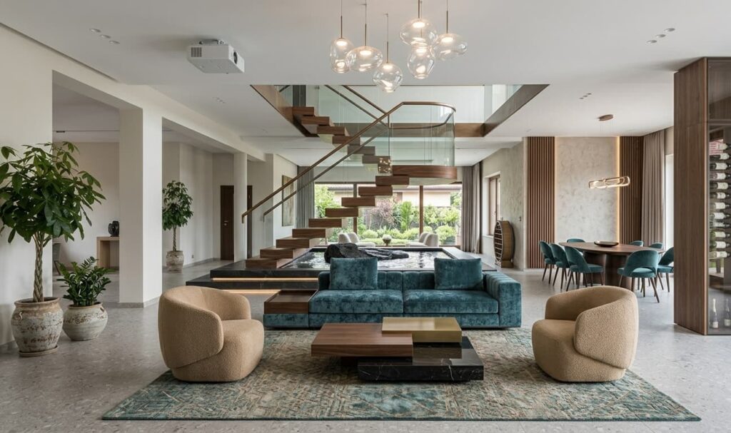home decor of villa